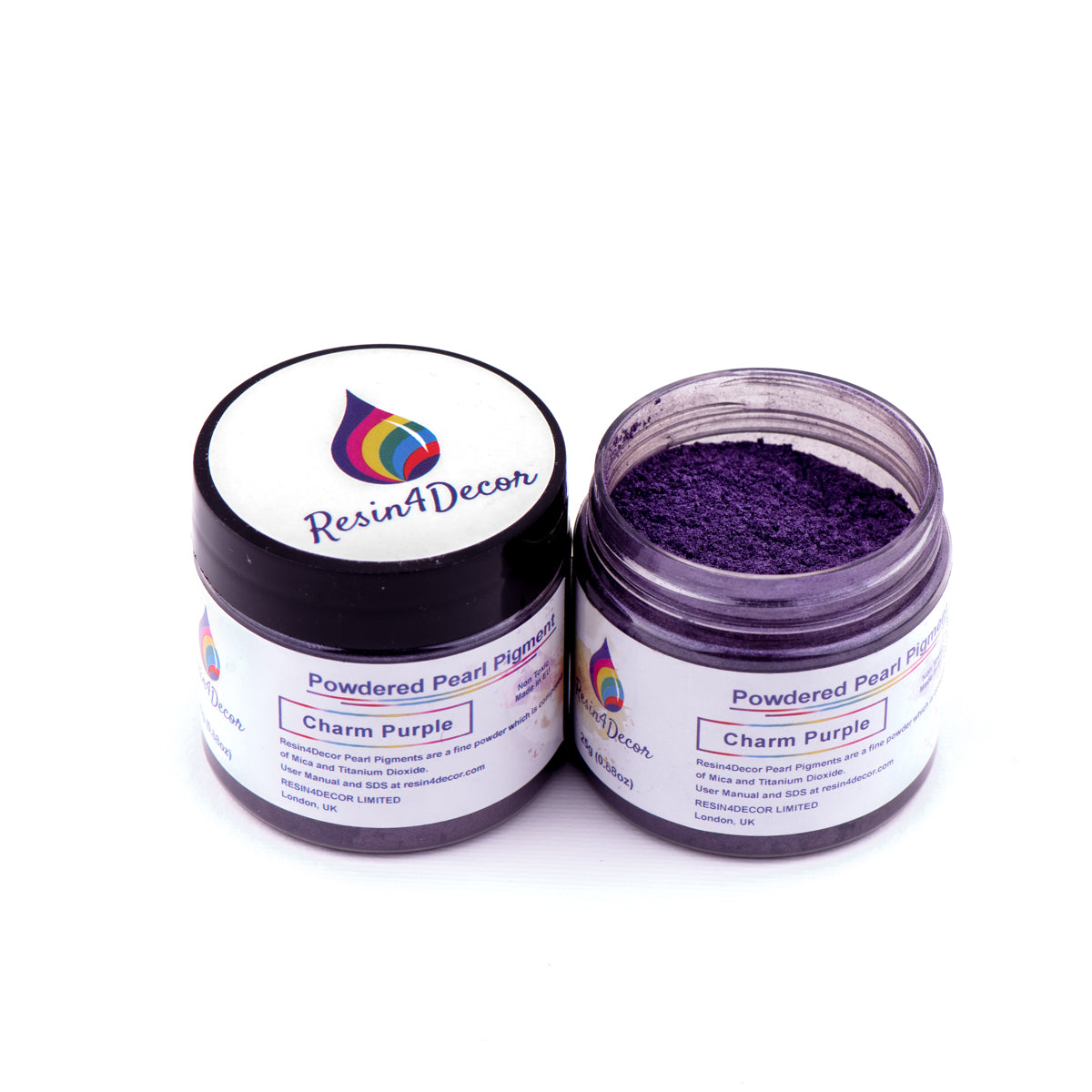 Resin4Decor Charm Purple mica pigment, 1 oz