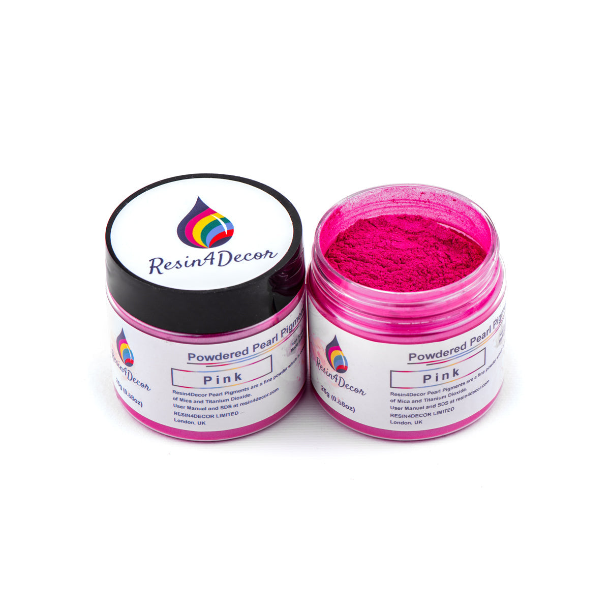 Resin4Decor Pink mica pigment, 1 oz