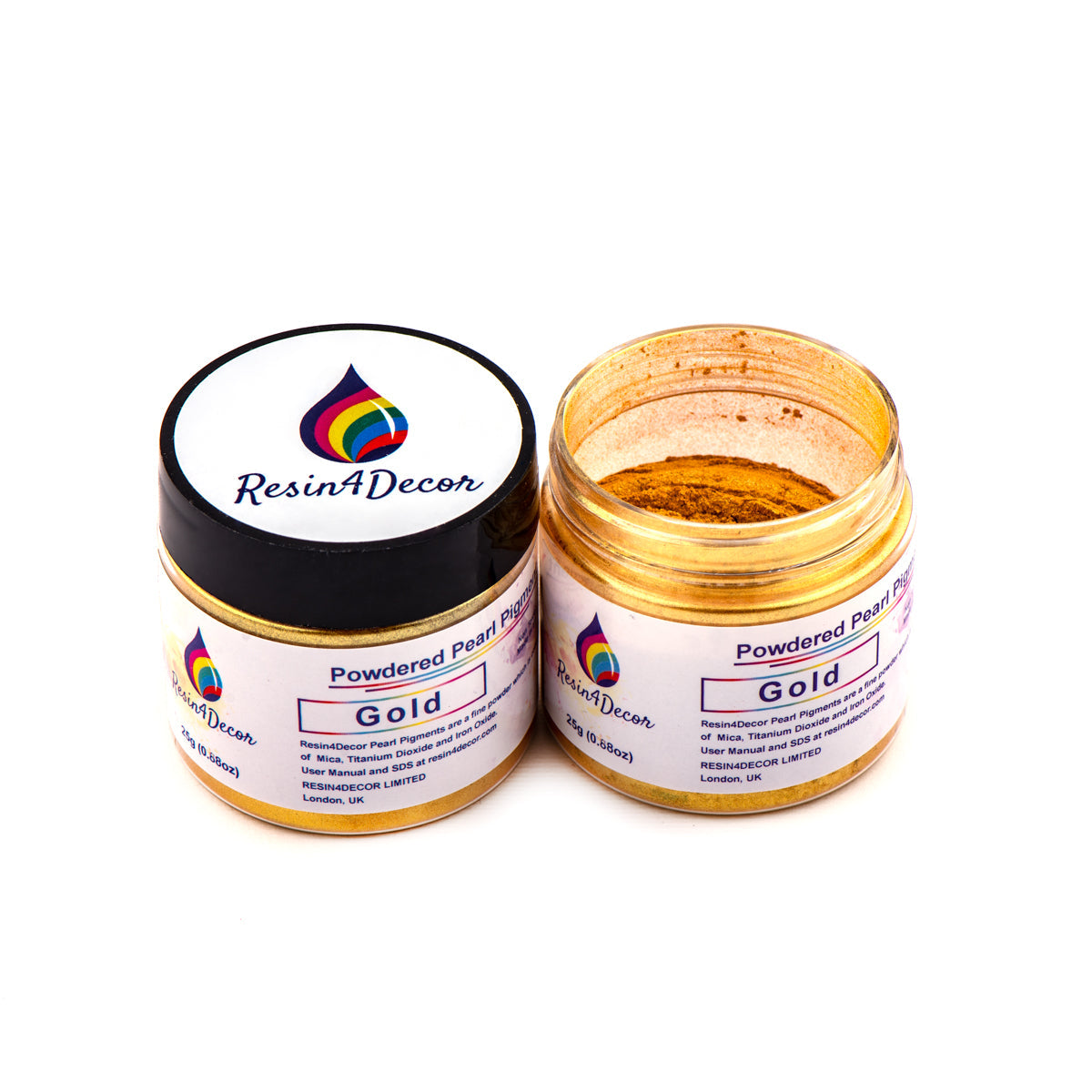 Resin4Decor Gold mica pigment, 1 oz