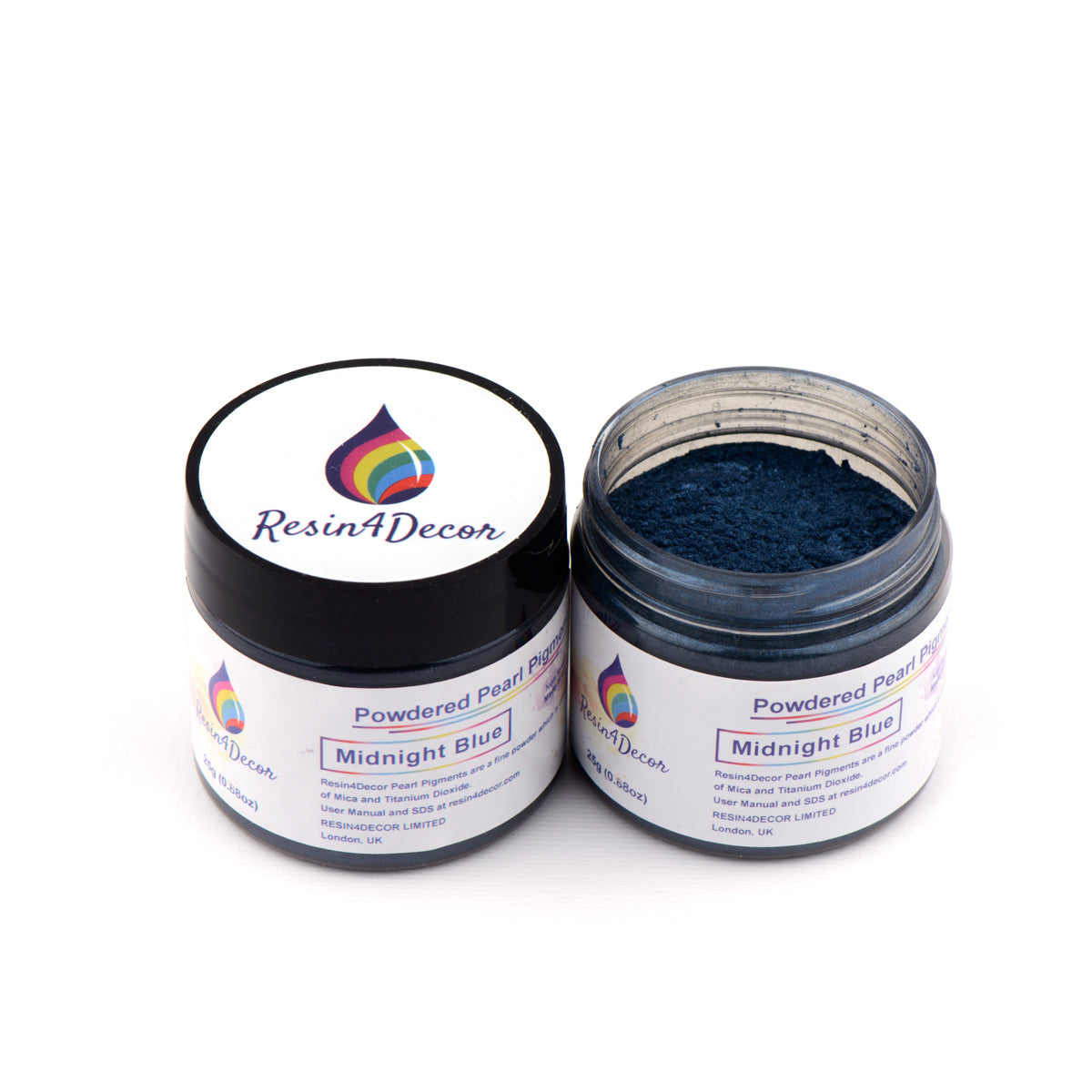 Resin4Decor Midnight Blue mica pigment, 1 oz