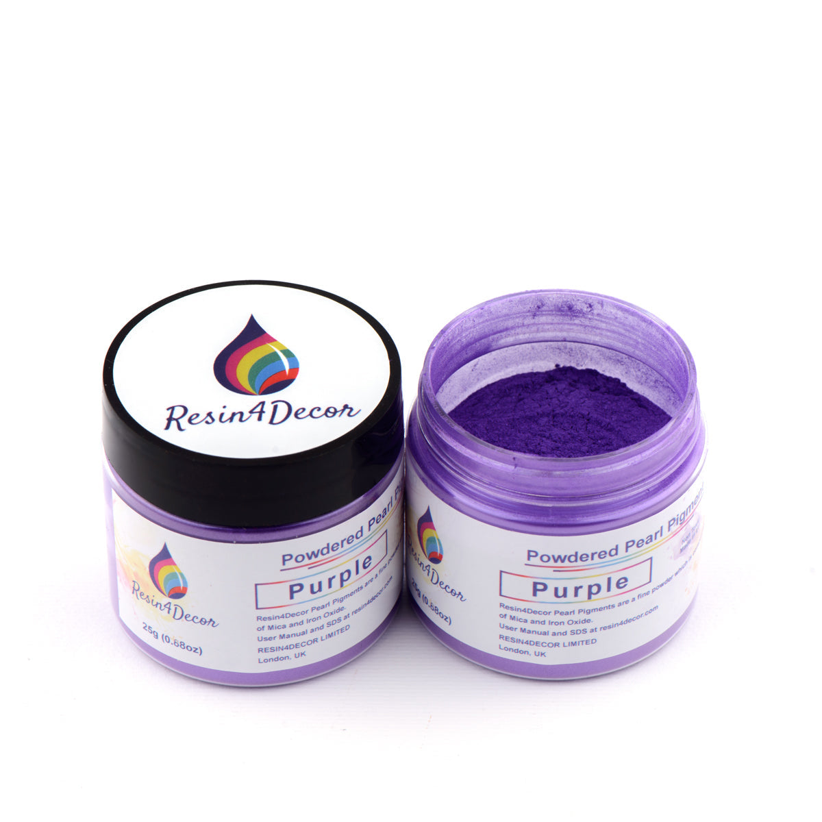 Resin4Decor Purple mica pigment, 1 oz