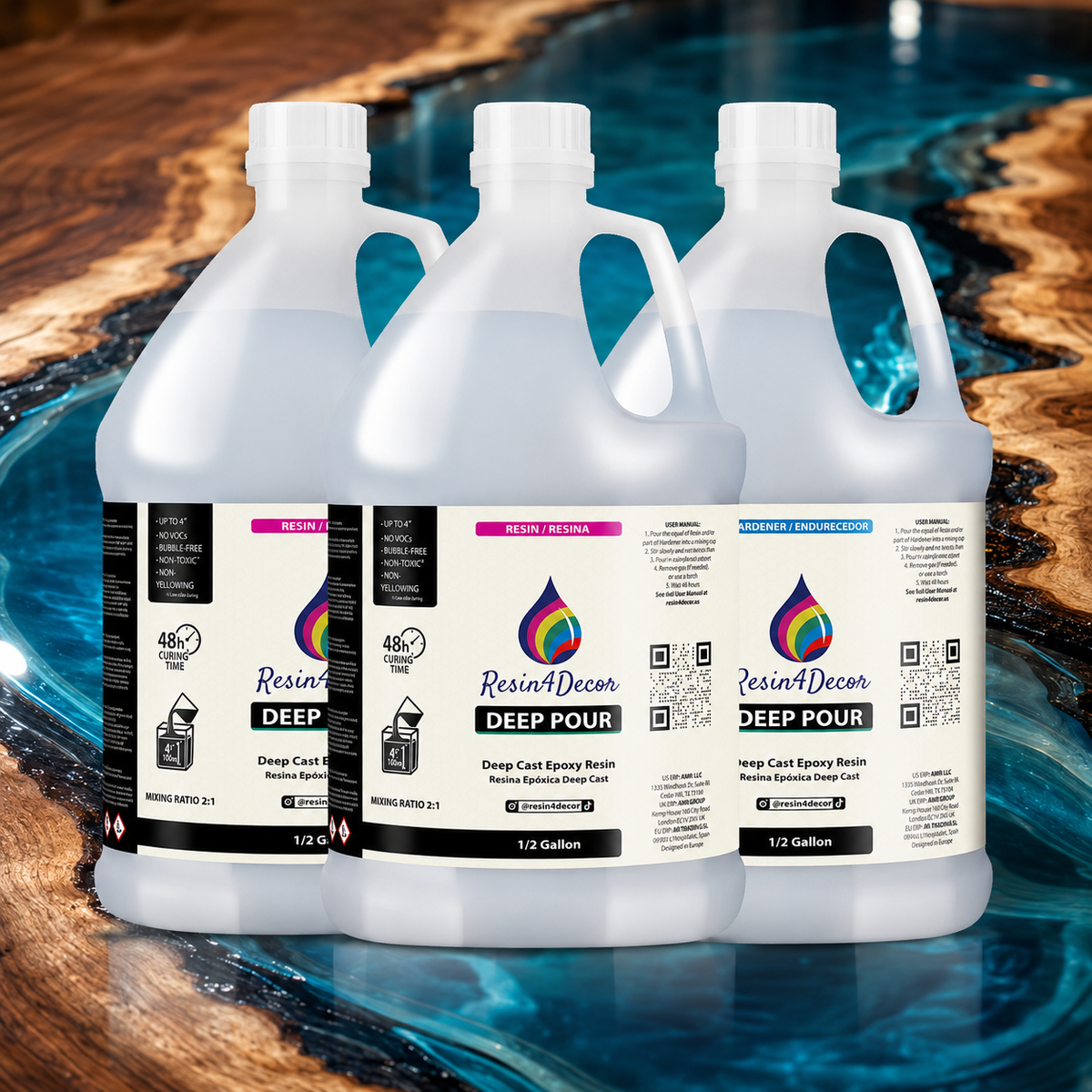 Resin4Decor Deep Pour Clear Epoxy Resin